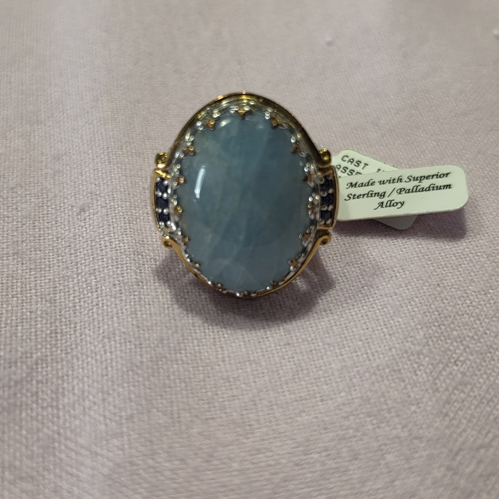 MICHEAL VALITUTTI,SIZE 7 1/4 NWT,Aquamarine